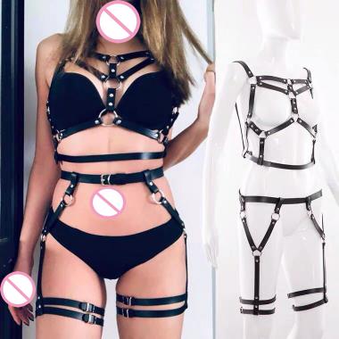 Wholesale Sexy Lingerie  Body Harness Women Body Harness for Sexy Body Harnesses Leather Lingerie for Women