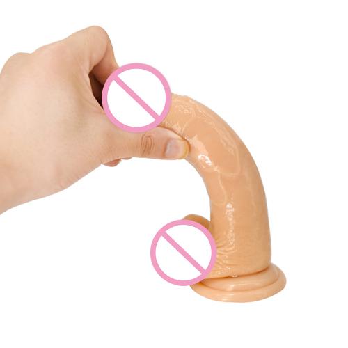 G-spot Dildo Simulation Penis Crystal Artificial Sucker Anal Silicone  For Woman Sexual Vagina