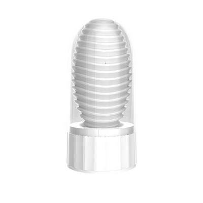 Hot Sale Tpe Man  Realistic Vagina Sucking Telescopic Spiral For Male Masturbation Cup