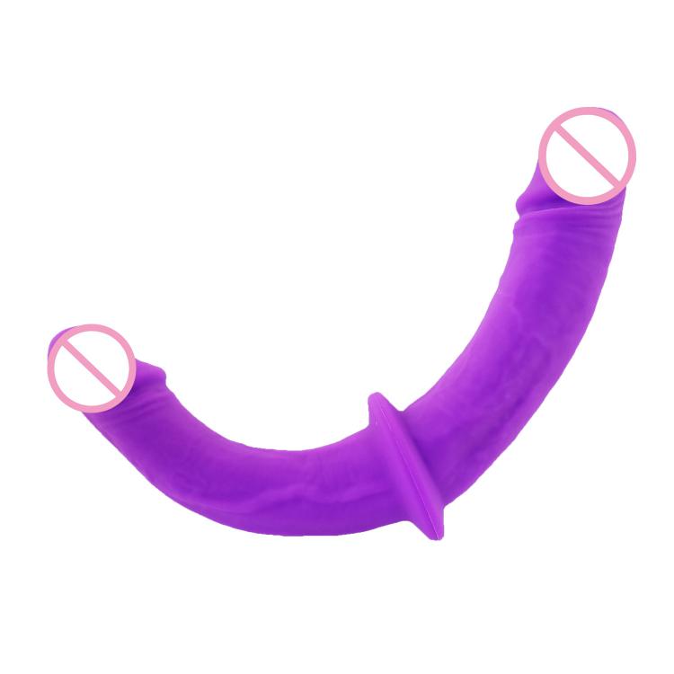 Liquid Silicone Dildo For Woman   2 Side -dildos Double Ended
