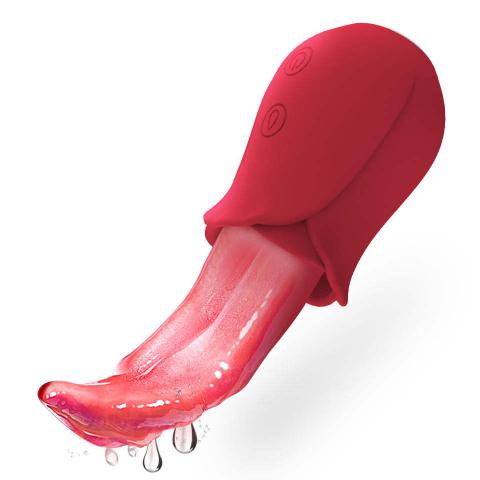Realistic  Oral  Vibrating Tongue Sucking Clitoris G-spot Vibrator