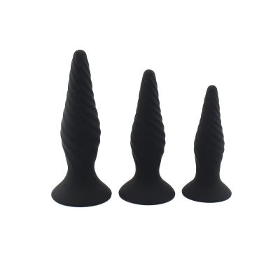 3 Pcs Anal Plug Set Men Masturbation  Sex  For Gay Threaded Butt