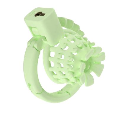 3d Short Grid Chastity Lock Male  Adjustable Ring Size Sex For S Bondage Gear Juguetes Sexuales