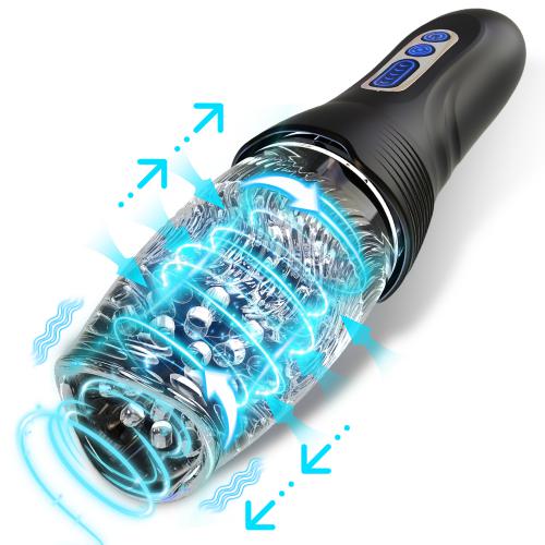 5 Modes Scaling Rotation 10 Vibration Male Masturbator  Arthur Aircraft Cup For Man Masturbating