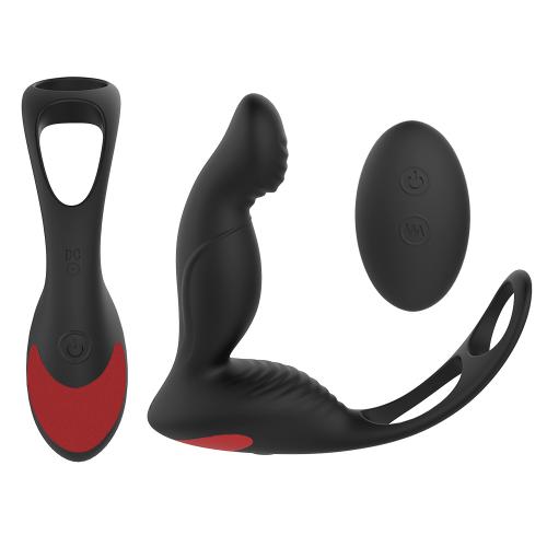 Anal Plug  Vibrator Telescopic Silicone Prostate Massager For Couples