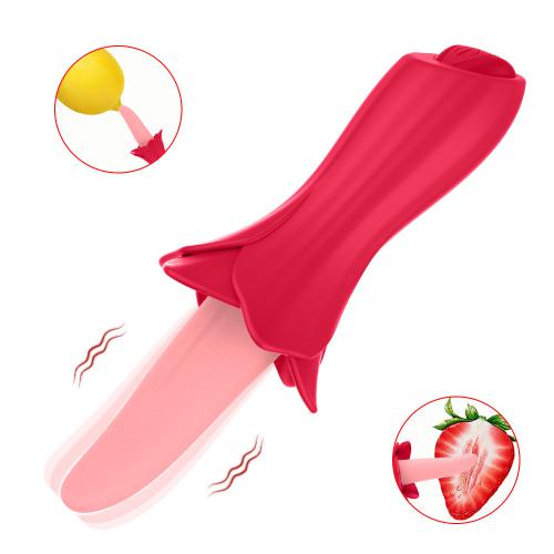 Big Talker Woman Tongue Licking Vibrator Skin Friendly 10-frequency Vibration Licker Clitoris Second Tide Electric Masturbation