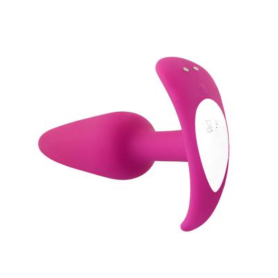 Couple Sex Sale Female Anal Plug T Handle Vibrator Operated By App Controlled Butt