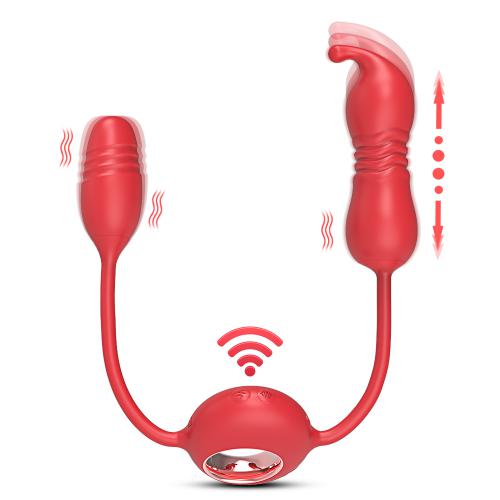 Design Female Special Massage Orgasm Together Artifact Double Vibrating Egg A-spot And G-spot Vibrate Massager