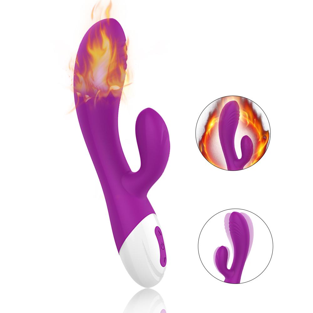Dropship G Pot Vibrator Dildo Rabbit Extra Large Usb Charging Electric Flexible