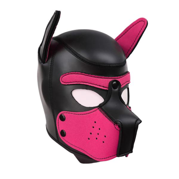 Fast Delivery Sm   Women's Leather Bondage Gear Head Mask