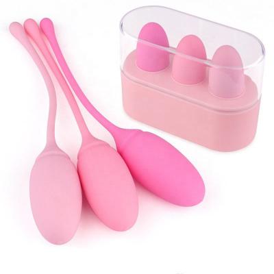 High Quality Medical Silicone Kegel Pelvic Floor Exercise Tighten Vagina Balls 3-piece Set Postpartum Repair For Women