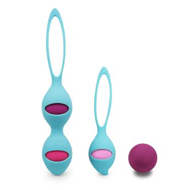 Kegel Weighted Exercise Balls With Vibrator Feature Pelvic Floor Tightening & Strengthening Bladder Control