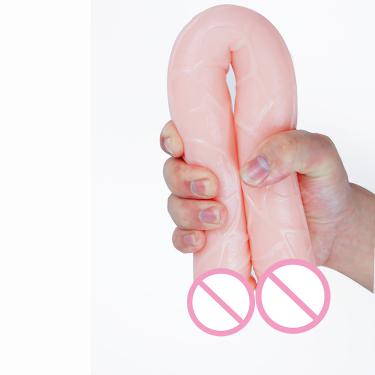 Lesbian Phallus Sex Big Cock Realistic Woman  Double Strapless Strapon For S Penis Long Dildo