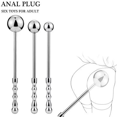 Long Handle 3 Ball Stainless Steel Anal Plug  For Men Comfortable &  Butt Men's Juguetes Sexuales