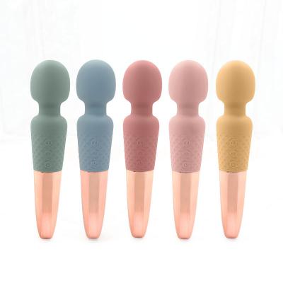 New Design Rechargeable Powerful Silicone Sex Vibrator  Big  Female Av Wand Massage For Women G Spot Wholesale