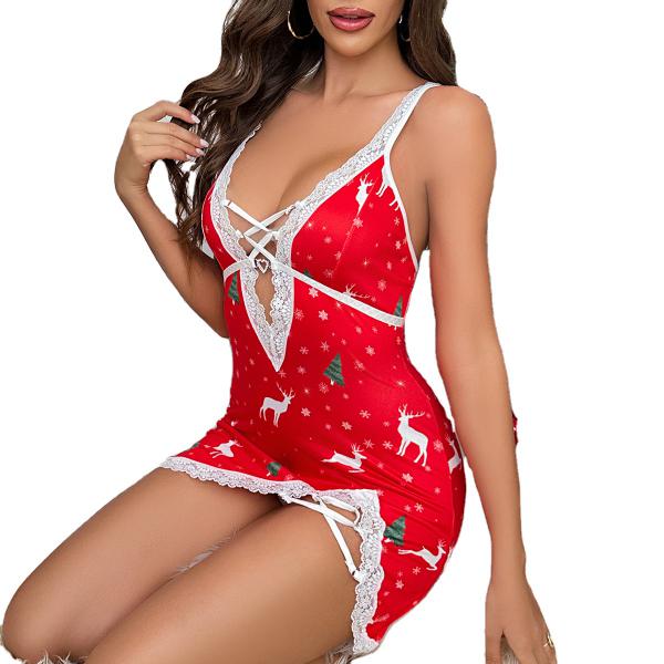 Night Dress Lingerie Women Nighty Sexy Silki Mature Nightwear