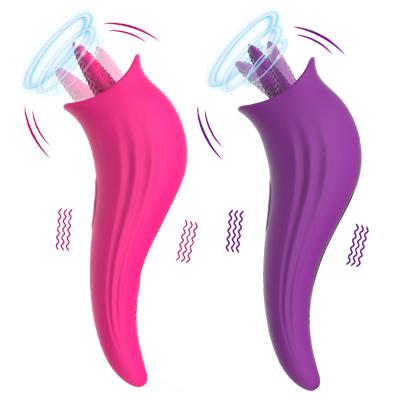 Purple Bird Tongue Vibrator 8 Frequency Licking Female Flirting Clitoris Stimulation Vibrating Masturbator