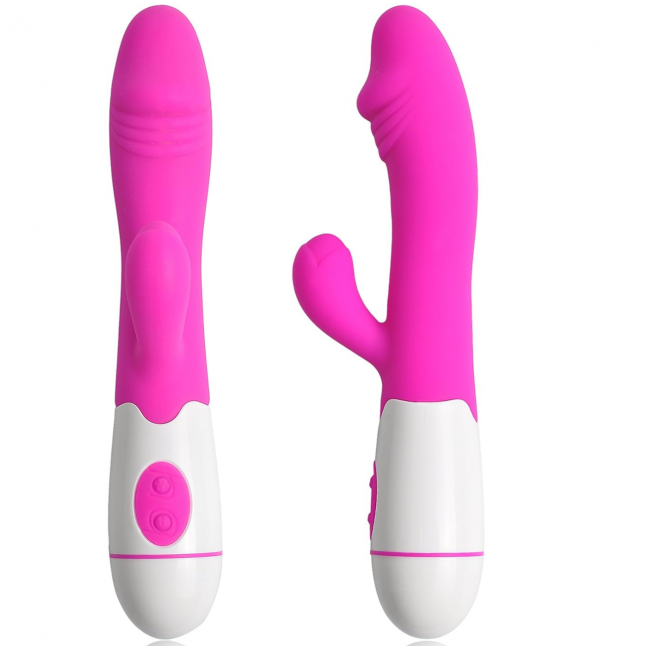 Rabbit Silicone Bead Vibrator 30 Vibration Wand G Spot Clitoral Stimulator Massager Double Motor Dildo Vibrators Female