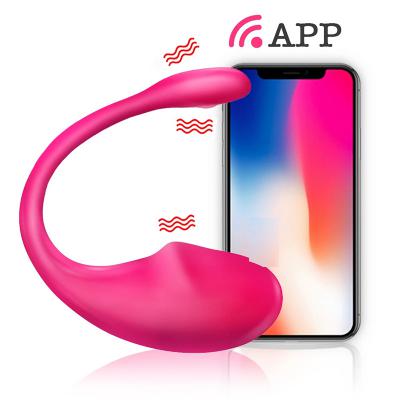 Rechargeable Remote Vibrating Love Egg Mobile Phone App Vibrator  Medical Grade Silicone 10 Frequency Vibration 1 Hours