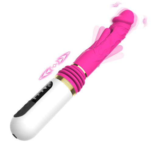 Scaling Tapping Clitoris Stimulator Telescopic Gun Automatic Vibrator Big Dildo Sex Machine For Women