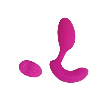 Silicone Invisible Vibrating Butt Plug Remote Control Anal 10 Speeds Vibration For Women And Men