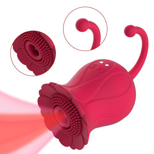 Sunflower Sucker 10 Speed Sucking Rose Flirting Jumping Egg Vibrator Pulse Vibration Suck Woman Vibrating Female Masturbator