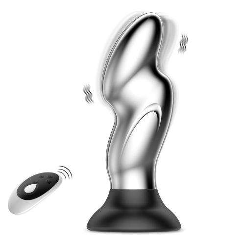 Top Sale Large Anal Vibrator  Remote Control Butt Plug With Silicone Dildos Premium  For S