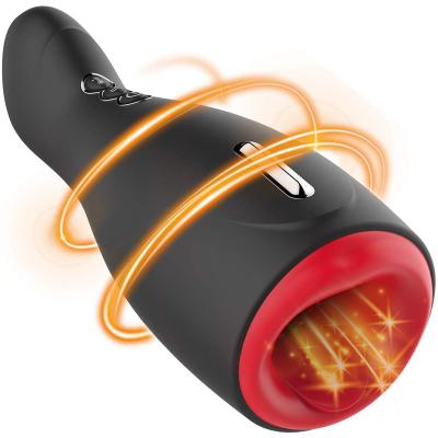 Wholesale Automatic Heating Sucking Male Masturbator Men Sex  Vibrator Masturbation Cup  For