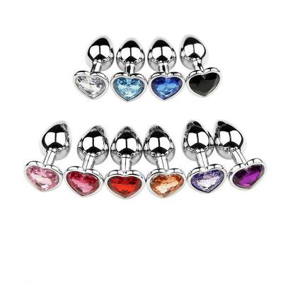 Wholesale Fast Delivery Metal Anal Plug Set  Men Women Steel Beads Butt  For