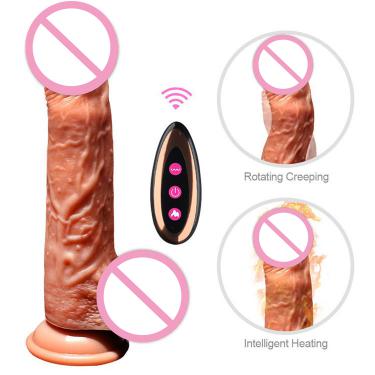 Women Masturbation Crazy Passion Automatic Expansion Direct Pleasure Simulation Variable Speed Meridian Retractable Dildo