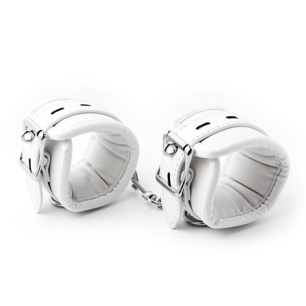Women's Erotic Bondage Ankle Cuffs Custom Handcuffs And Shackles White Bedroom -wholesale