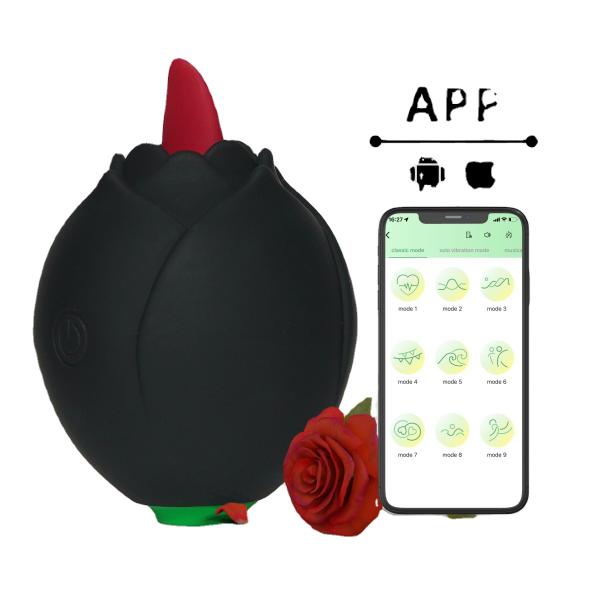 Extreme Lady Rose Vibrator  New Usb Power Supply Fast Delivery  For Women With Phone Control