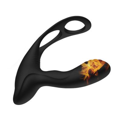 Factory Heating 10 Modes Anal Butt Plug Massage Vibrator Prostate Treatment Massager With Remote For Men