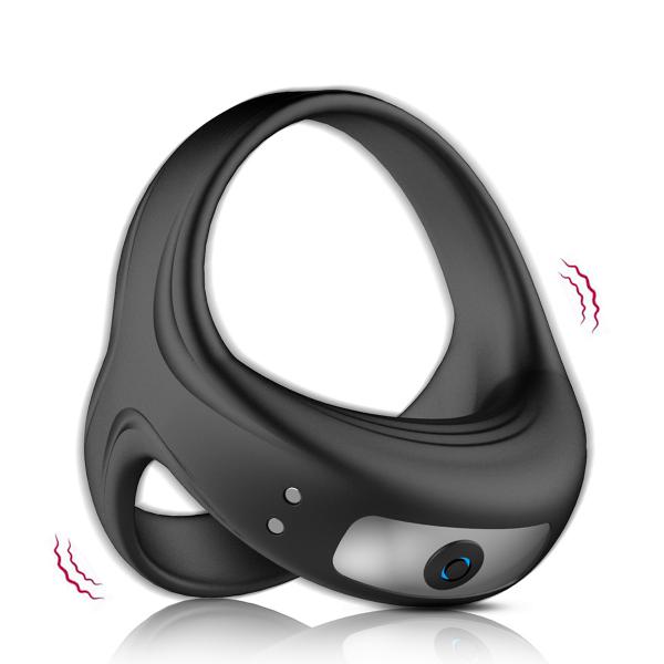 Fast Delivery Usb 10 Vibrations Long Time Lock Male Massage Penis Cock Ring  For Men