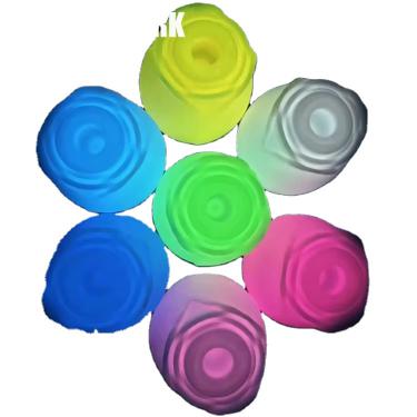 Hot Sale Clit Sucking Rose  In Bulk Luminous Vibrator Glow Dark Water Proof For Women