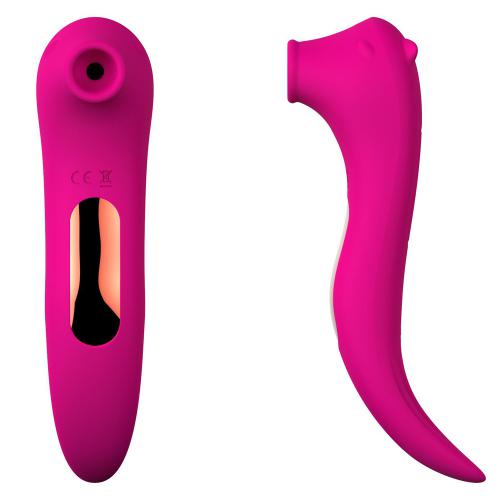Silicone Dolphin Vibrator For S Waterproof And Safe Clitoral Sucking Nipple Vagina Massage Pink Purple
