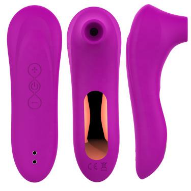 Soft Silicone 10 Suction Modes Vagina Stimulator Nipple Sucker  Sucking Breast Pump For Women