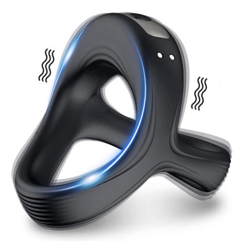 Wholesale 10 Speeds Long Time Locking Male Cheap  Real Cock Ring  For Men