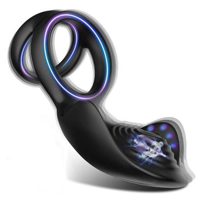 Wholesale Free Sample Ribbed G-spot Usb Exotic  Vibrator Cock Rings Made Of Durable Silicone For  Joy