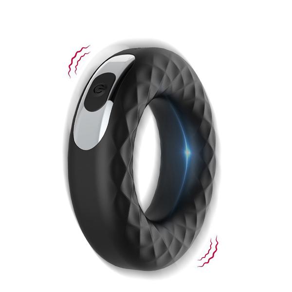 Wholesale Usb Ipx7 Waterproof Ejaculation Delay Male Penis 10 Modes Vibrating Vibe Cock Ring For Men