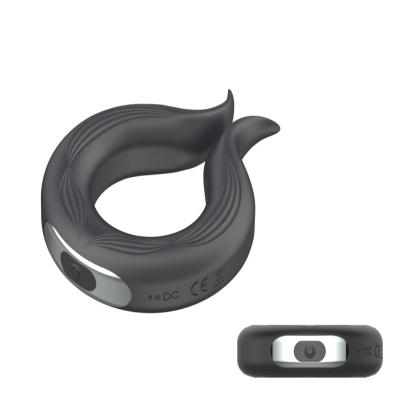 Wholesale Usb Ipx7 Waterproof Ejaculation Delay Male Penis 10 Modes Vibrating Vibe Cock Ring For Men