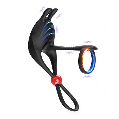 Alwup   Wireless Remote Control Vibrating Penis Ring And Couple Vibrator Soft Clitoris Stimulation Sex