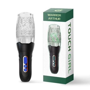Durable Vibrating Men's Glans Trainer Masturbation Cup Penis Massage