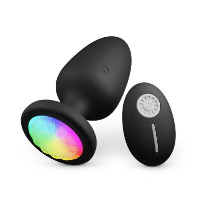 10 Modes Vibration  Prostate Massage Remote Control Butt Anal Plug Vibrator