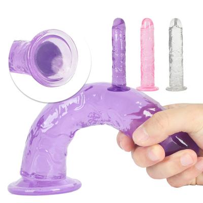 3 Sizes Big Dildo Realistic Dick Penis Butt Plug  For Woman Men Vagina Anal Massage