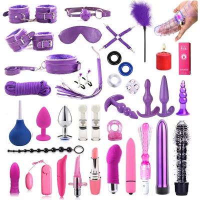 35 Pcs Bondage Gear  For Woman Juguetes Sexual Vibrator Bullet Egg Penis Ring Sexy