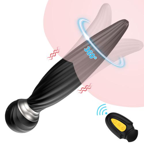 360 Degree Prostate Massager Rotating Anal Vibrator Male Vibrators Plug  For Men Women Stimulator  Couple