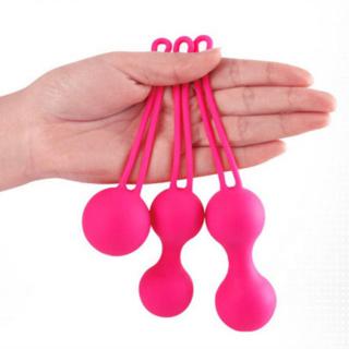 3pcs Set Silicone Smart Ball Kegel Ben Wa Vaginal Tighten Exercise Machine Vibrators Geisha  For Women