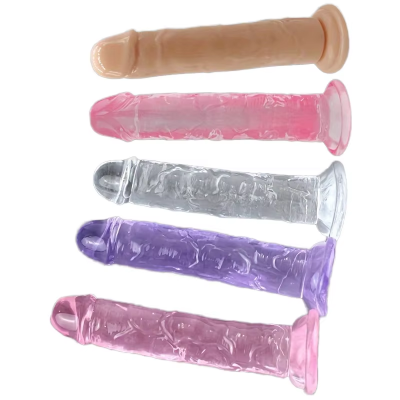 4 Color Dildo Realistic Suction Cup Penis Anal  Erotic  For Women