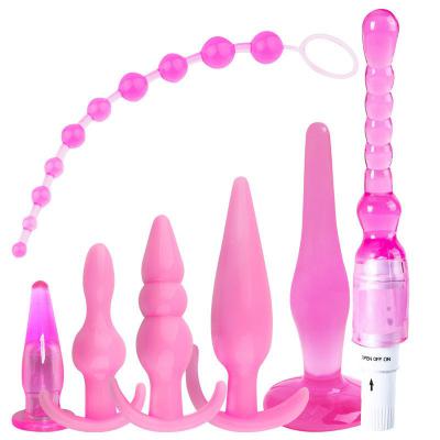 7pcs Set Silicone G-spot Anal Plug Butt Anus Stimulation Prostate Massage  For Women Men